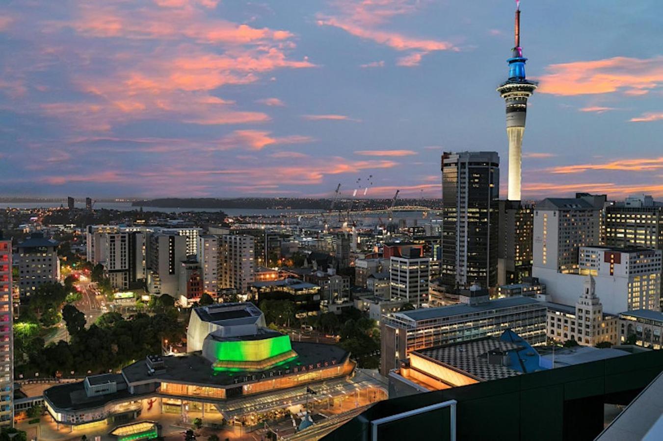Stunning 3 Bedroom Penthouse Apt In Auckland Cbd Eksteriør bilde
